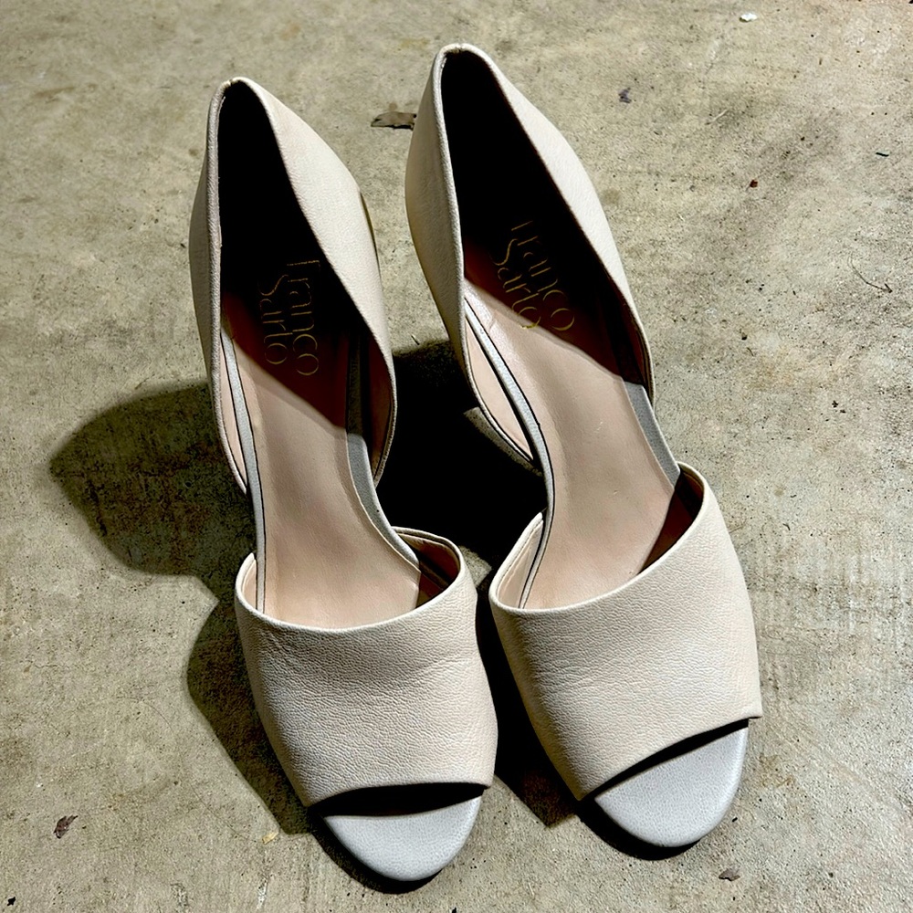 Franco Sarto Emma D’orsay nude heels